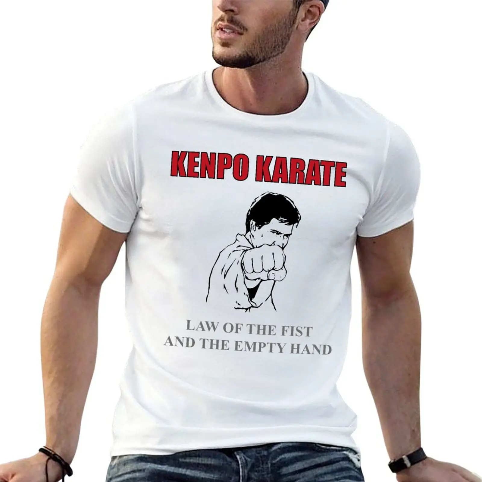 

Kenpo Karate Law Of The Fist T-Shirt man t shirt heavy cotton anime t shirts for man T-Shirt