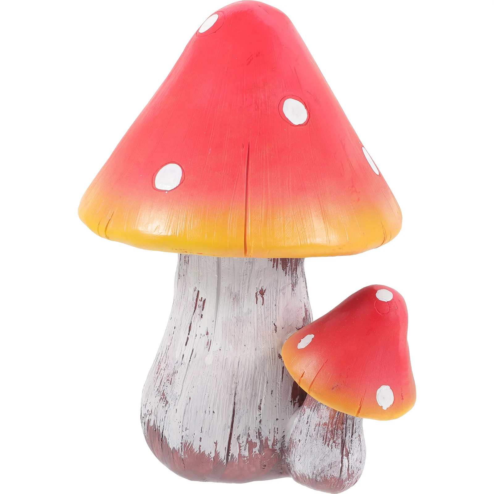 تمثال فطر كبير من الراتنج لتزيين الحديقة الخارجية في ساحة الحديقة والشرفة ديكور المنزل الخارجي تمثال الفطر الحرفي للمناظر الطبيعية