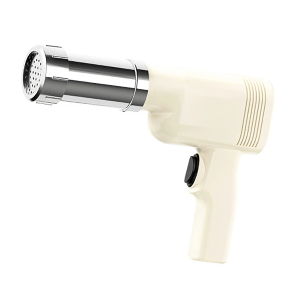 Pistola de prensa de macarrão portátil sem fio, fabricante de macarrão, 5 moldes, carregamento usb, utilitário, aparelho de cozinha