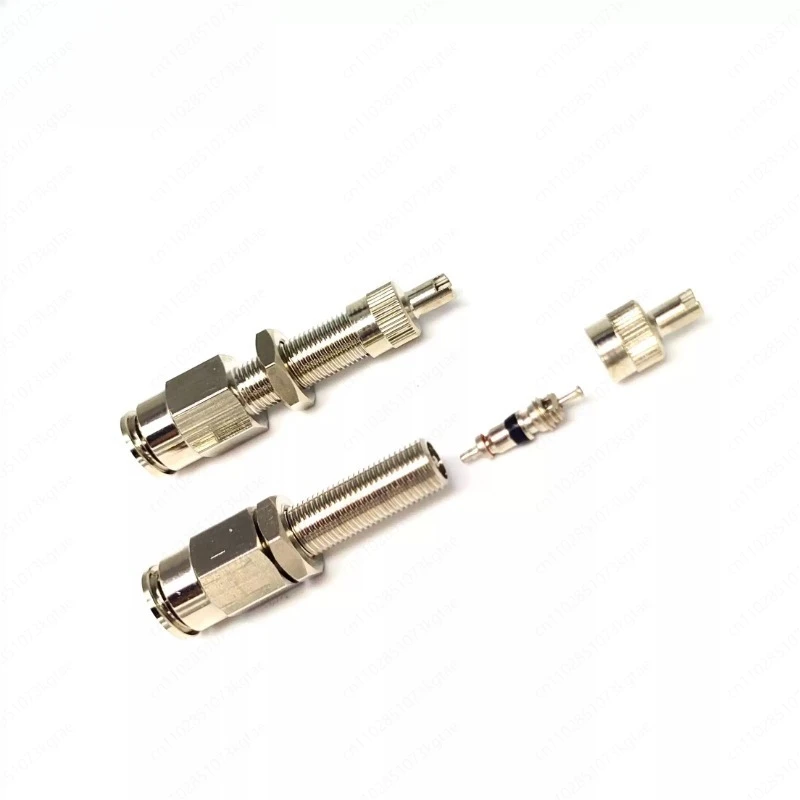 Quick Connect Tire Valve - Copper Core with Nickel Plating