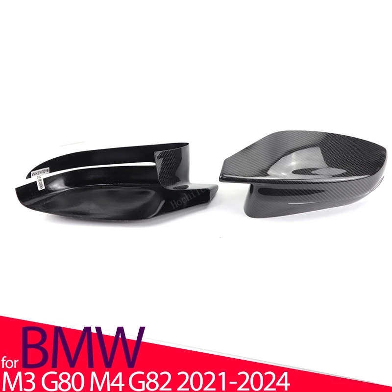 

Real Carbon Fiber Side Mirror cover Cap Sticker for BMW M3 G80 M4 G82 Competition G26 M440i