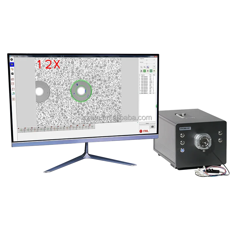 Producer in China Detects 8~72-core MPO Connectors, Automatically Measures and Determines with End Face Detector. AA