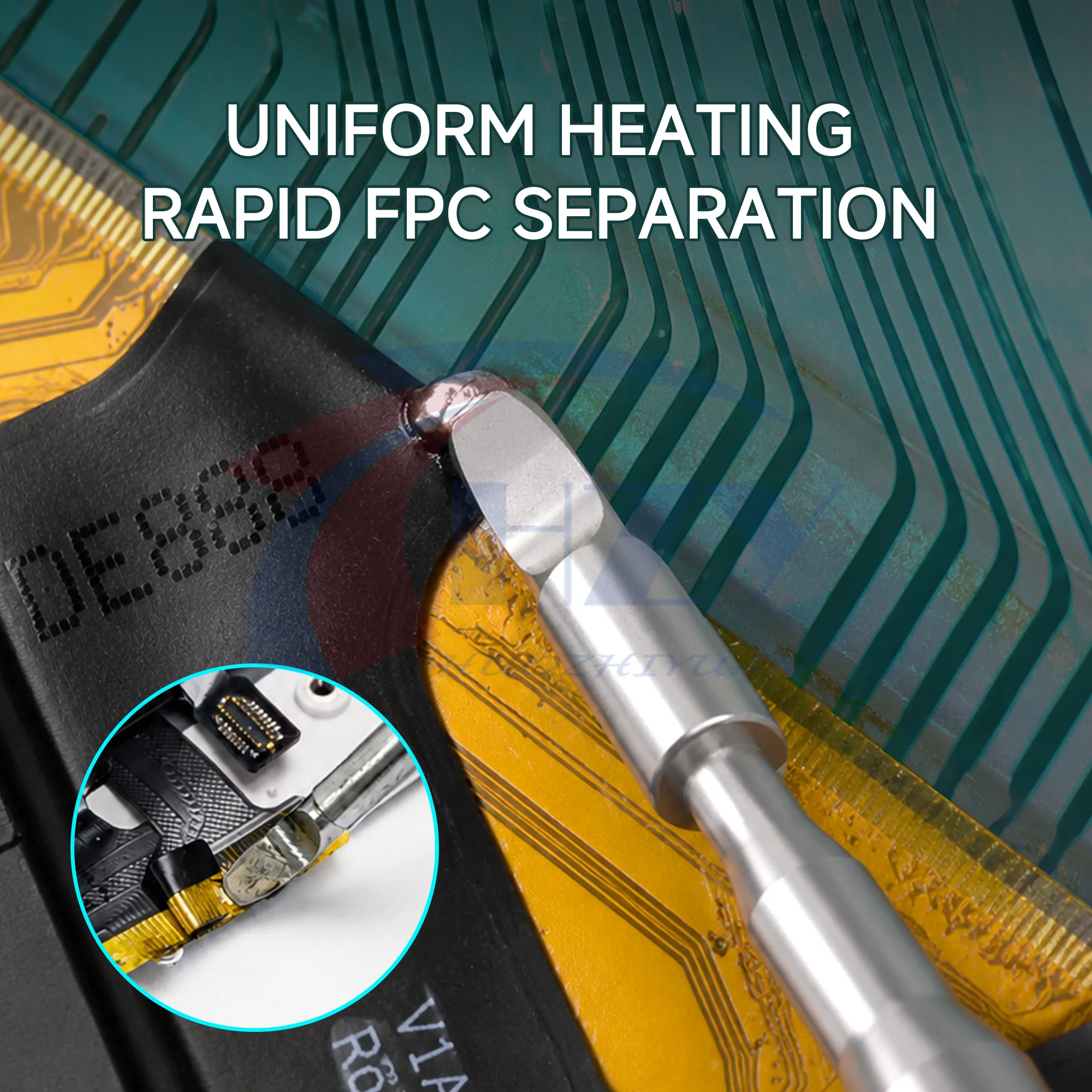 RF4 RF-C210-OL Curved Soldering Tip For C210 Soldering Iron FPC Flex Cable Disassembly PCB Motherboard Desoldering Tools
