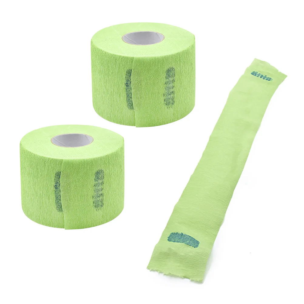 

5 Rolls Thickened Haircut Neck Paper Disposable Salon Use Barber Collars Protective Long Lasting Harmless Odorless Easy Storage