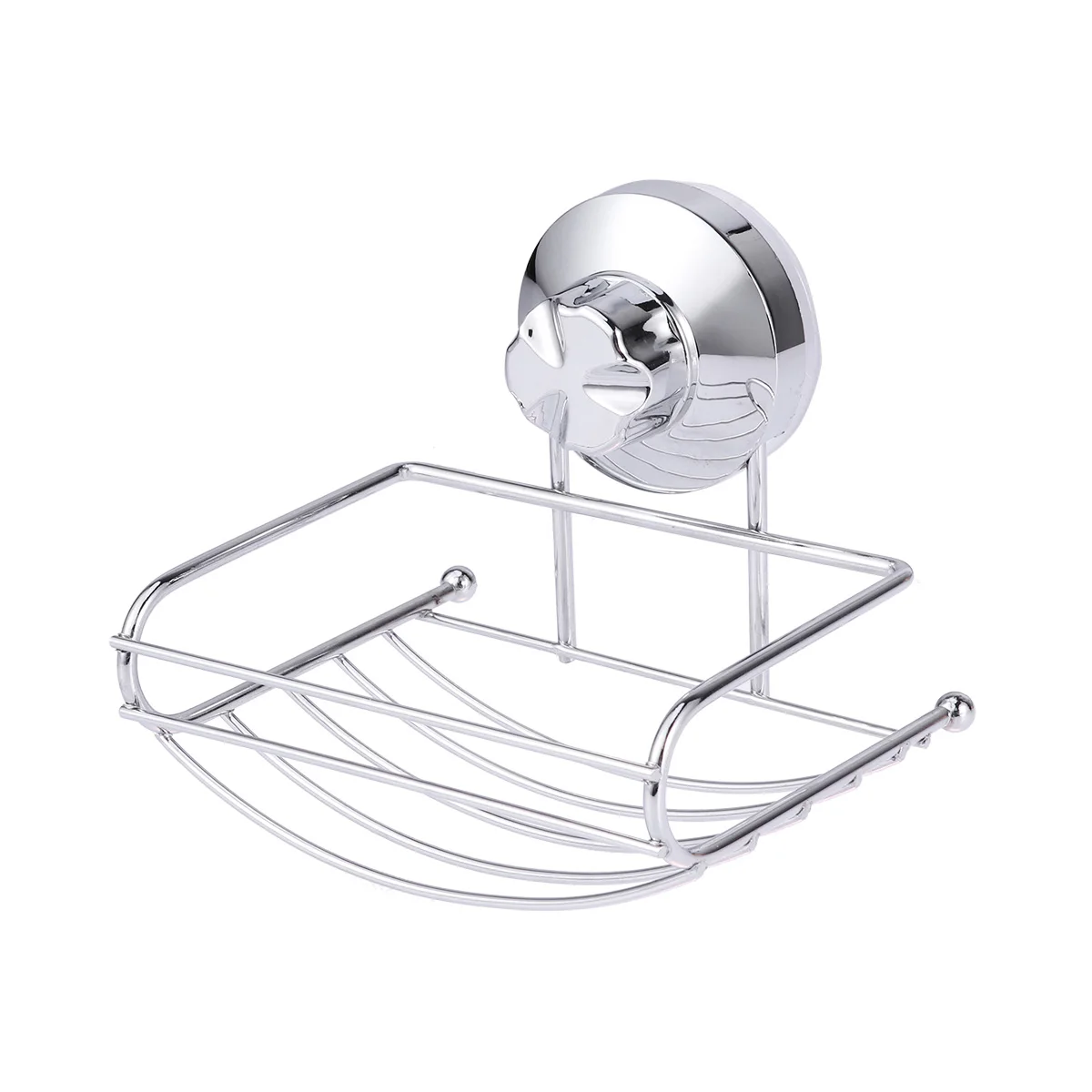 

1 Pcs Multifunctional Soap Dish with Drain Wall-Mounted Stainless Steel Holder