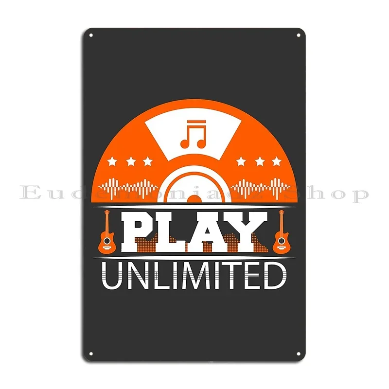 Play Unlimited Metal Signs Cave Cinema Club Iron  Wall Decor Tin Sign Poster