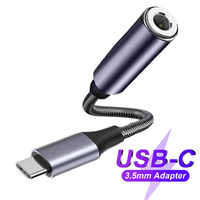 Type USB C To 3.5mm Female Headphone Jack Adapter Type C Aux Audio Cable Adapter For iPhone 15 Series Samsung Huawei Xiaomi iPad