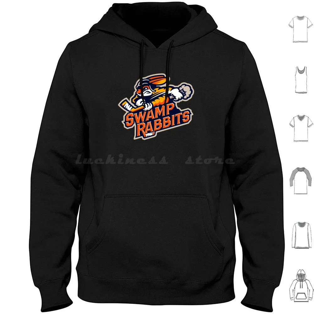 

Толстовки Greenville Swamp Rabbits с длинным рукавом Greenville Swamp Rabbits Greenville Swamp Swamp Rabbits Greenville