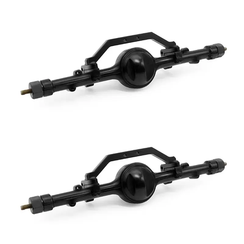 ABUM-2X Metal Complete Rear Axle For 1/10 RC Crawler Yotaii Yota 2Generation D90 2Generation RC Accessories Black
