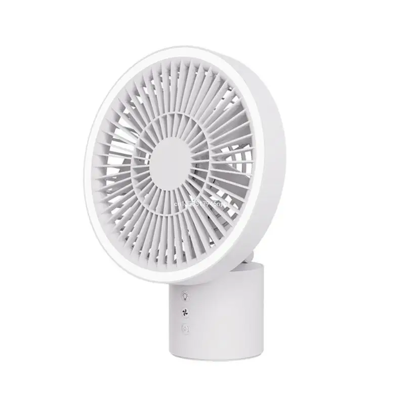 Hanging Fan with Light Camping Fan Folding Table Fan Tent Fan with Light USB Rechargeable Electric Fans Plastic Dropship