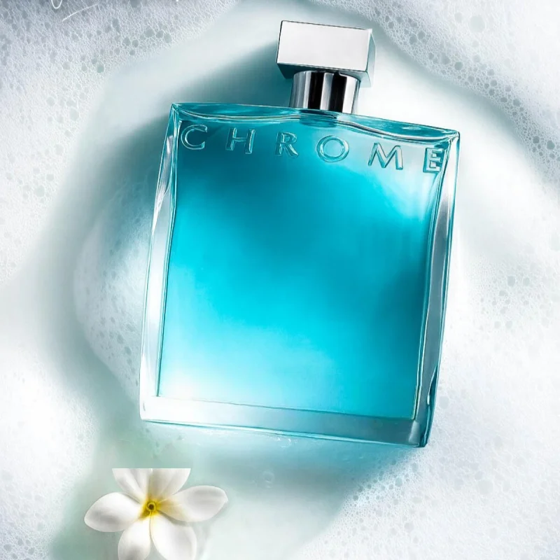 CHROME The Most Popular EDP Perfume- Cool Look - 3.4 oz (100 ml) - High End Amber Allure - Men's Fragrance