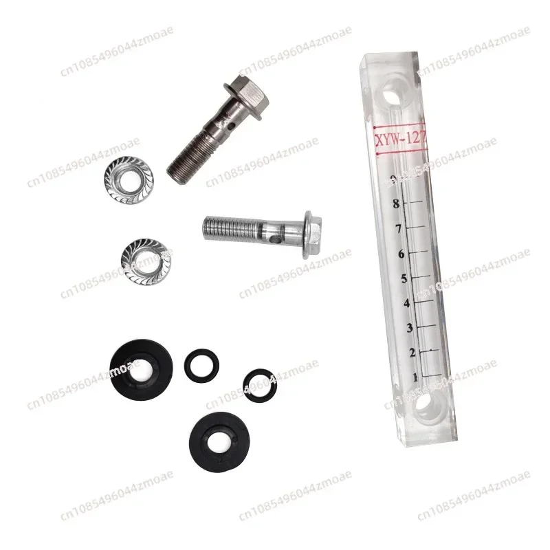 Industrial Hydraulic Oil Level Gauge, Acrylic Water Level Indicator Ruler, Liquid Volume Sight Glass, Battery Optional