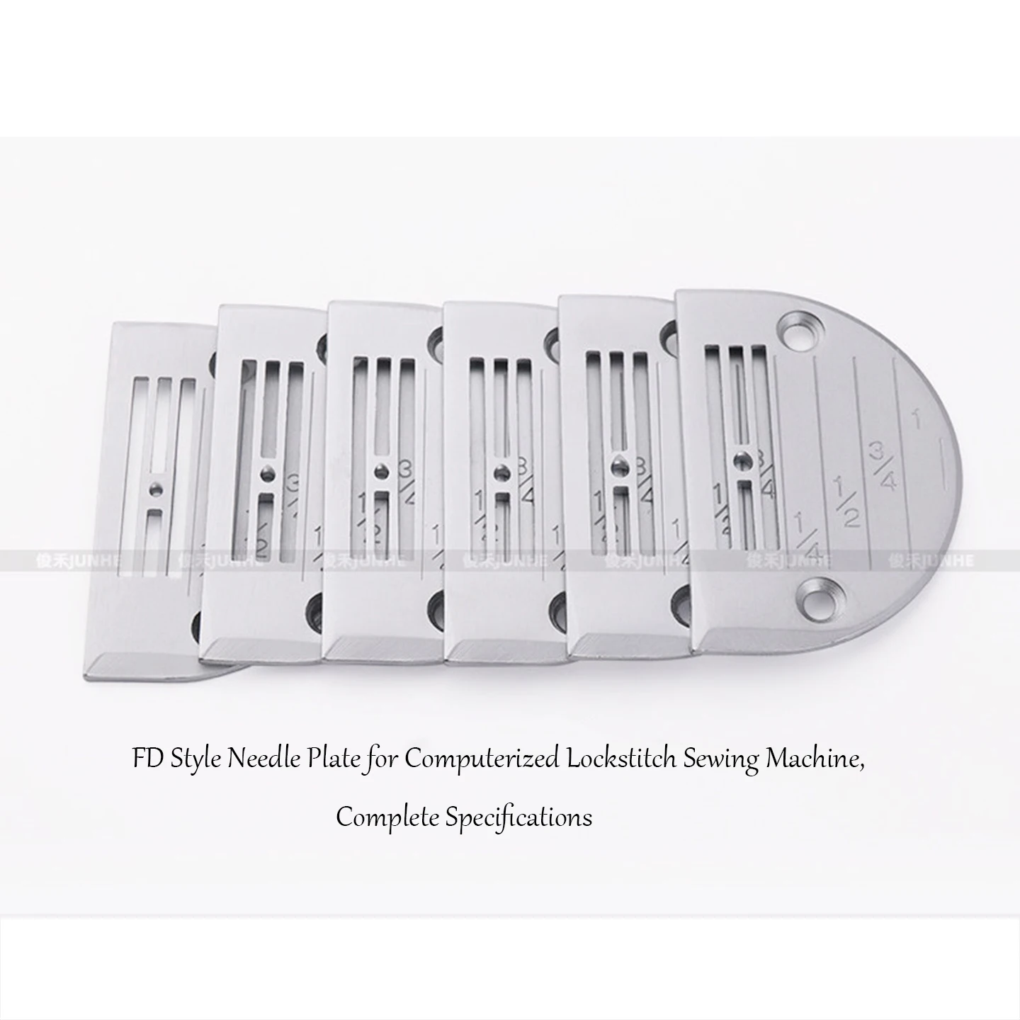 2PCS Fangde Style Thickened Needle Plate for Computerized Lockstitch Sewing Machine 7 Sizes Available High Hardness