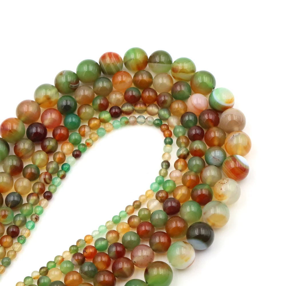 

Natural Color Peacock Agates Round Loose Spacer Beads for Jewelry Making DIY Bracelet Necklace Crafts Accessories 4 6 8 10MM