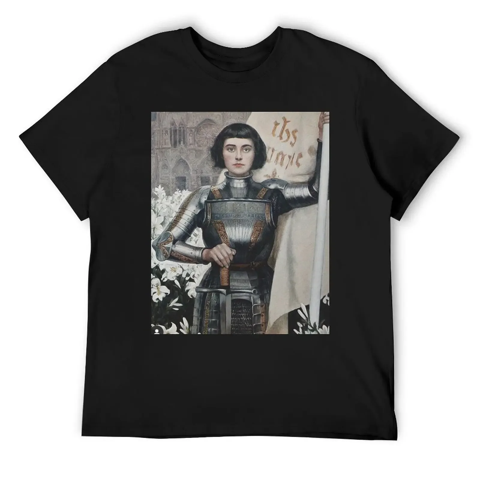 

Joan of Arc T-Shirt funny meme t-shirts blue lock summer top slim fit t shirts for men