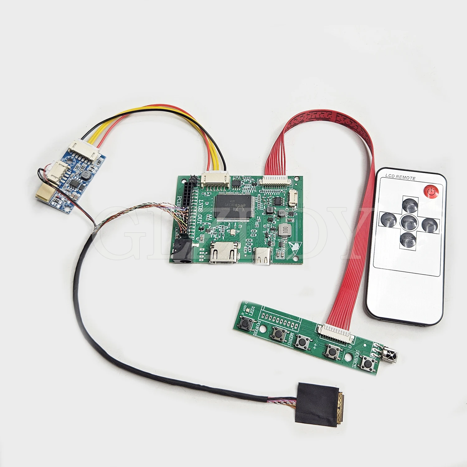 Для LP097X02 Плата драйвера экрана IPAD1 IPAD2 Материнская плата управления ЖК-дисплеем LTN097X02 9,7-дюймовый IPS ЖК-экран DIY Дисплей HDMI type-C IN