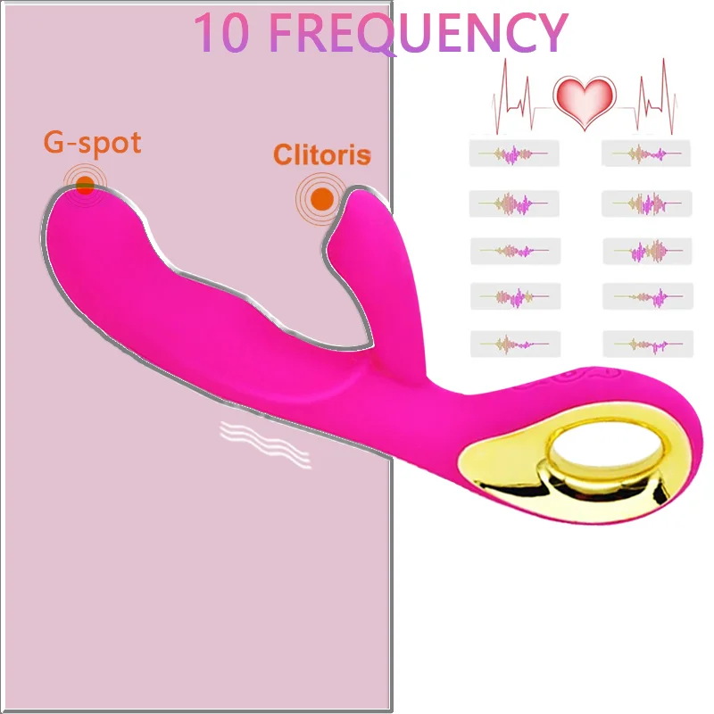 10 Vibration Modes G-spot Vibrator Vagina Clitoris Stimulator Female Dildo Masturbation Waterproof Adult Sex Toys for Women