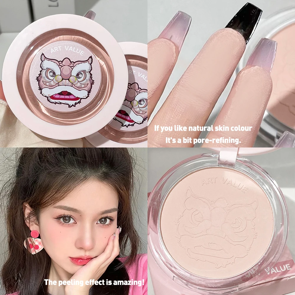 マットオイルコントロールプレストパウダー防水保湿持続フェイスメイクアップセッティングパウダーブライトニングコンシーラー化粧品