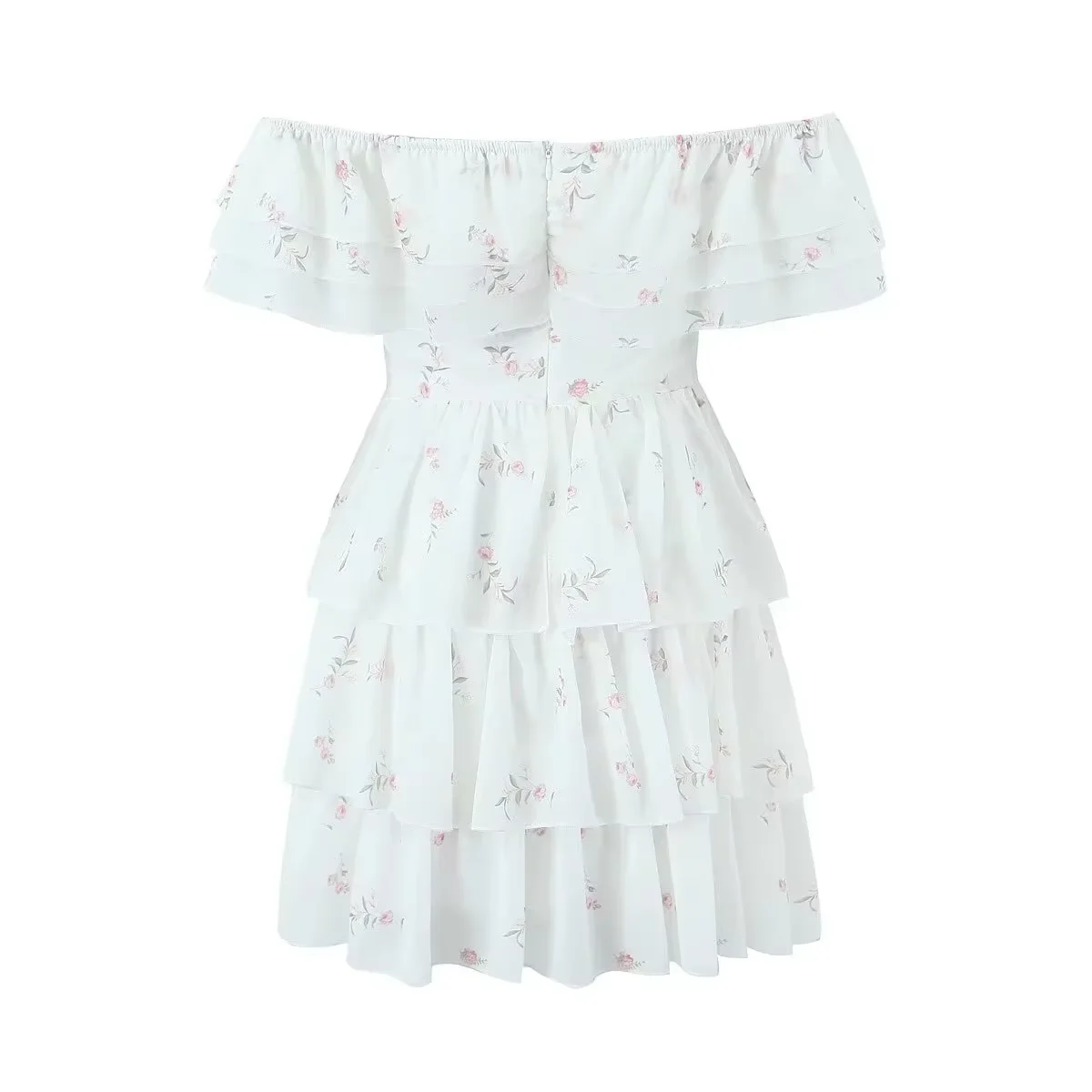

flower women sexy mini dress high quality lady dress for holiday