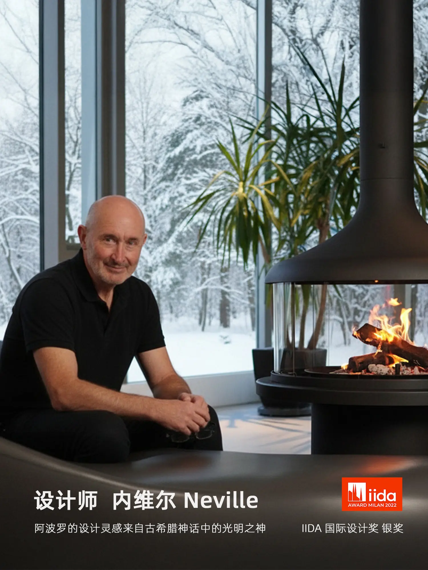 STROM Saint-Romain Real Fire Wood-Burning Fireplace Hanging Villa Homestay Inn Decorative Heating Stove