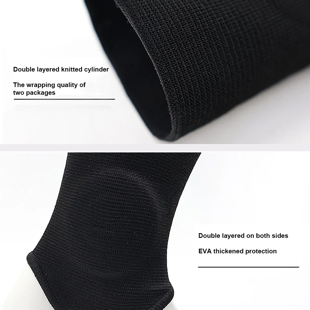 زوج واحد من وسادة دعم الكاحل بأكمام ضاغطة لكرة القدم وكرة القدم والكرة الطائرة وواقي الكاحل الرياضية للرجال والنساء #5