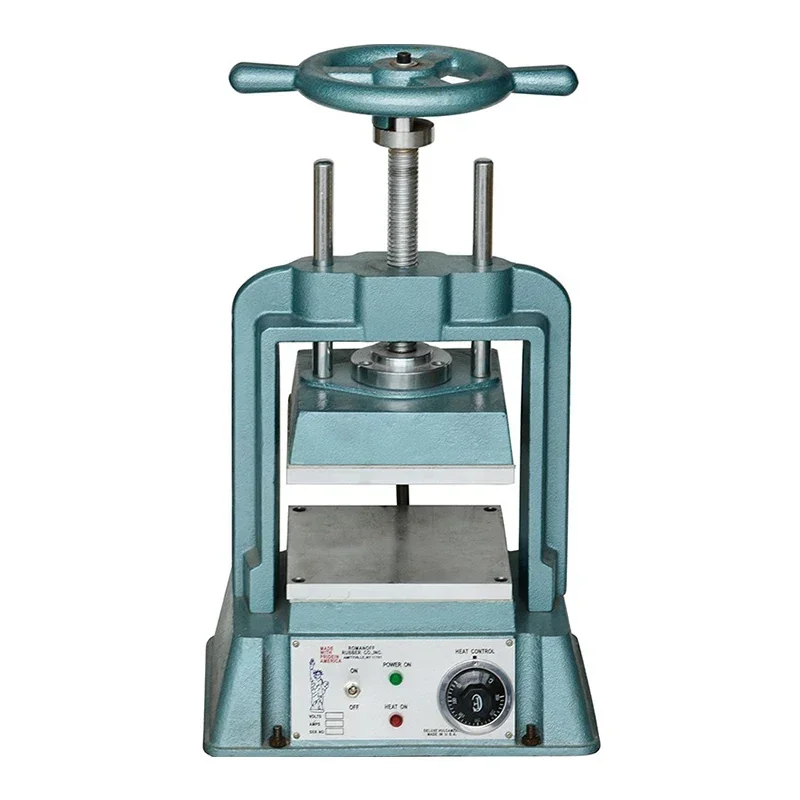6*8/8*8 Inches Jewelry Molding Machine Vulcanizer Silicone Mold Rubber Heating Melting Molding Equipment With Heating Plate 220V