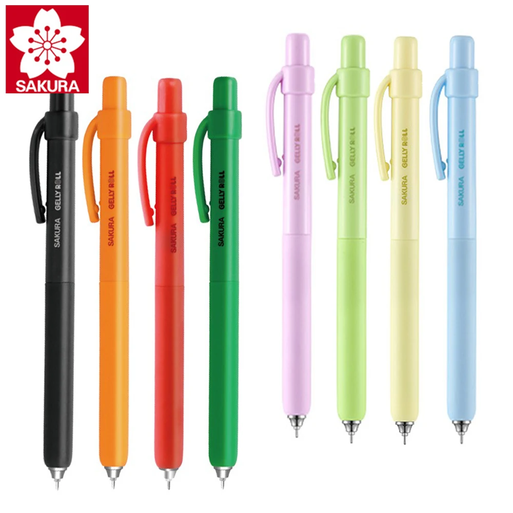 

1pcs Sakura Gel Pen ST Double Bead Pen Tip Student Writing Exam Black Signature Pen Office School Supplies Japanese Stationery