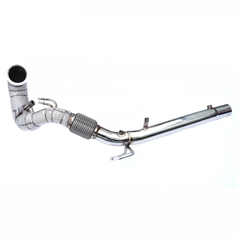 Head Section High flow Pipes branch downpipe Exhaust Pipe with catalyst For VW GOLF8/GOLF8 GTI/Tiguan/Arteon