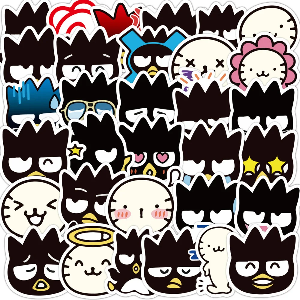 10/20/40 pçs kawaii badbadtz-maru anime adesivos para crianças decorativo scrapbooking telefone do portátil bonito dos desenhos animados adesivo brinquedos decalques