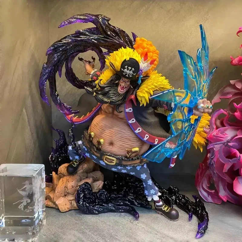 One Piece Blackbeard Marshall D Teach Figures Manga  Anime Figure Black Beard Gk Statue Model Collection Room Ornament Gift