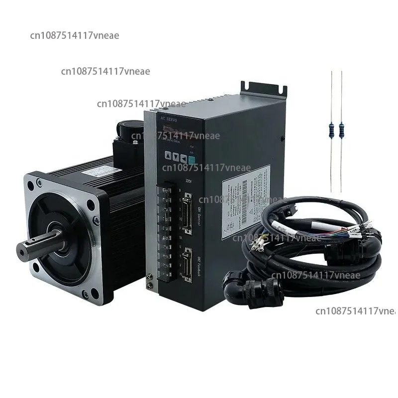 220V 2500RPM 130ST Nema52 Servo 130ST-M10025 10NM 2.6KW Nema 52 AC Servo Motor 130ST With T3M Servo Driver Kit