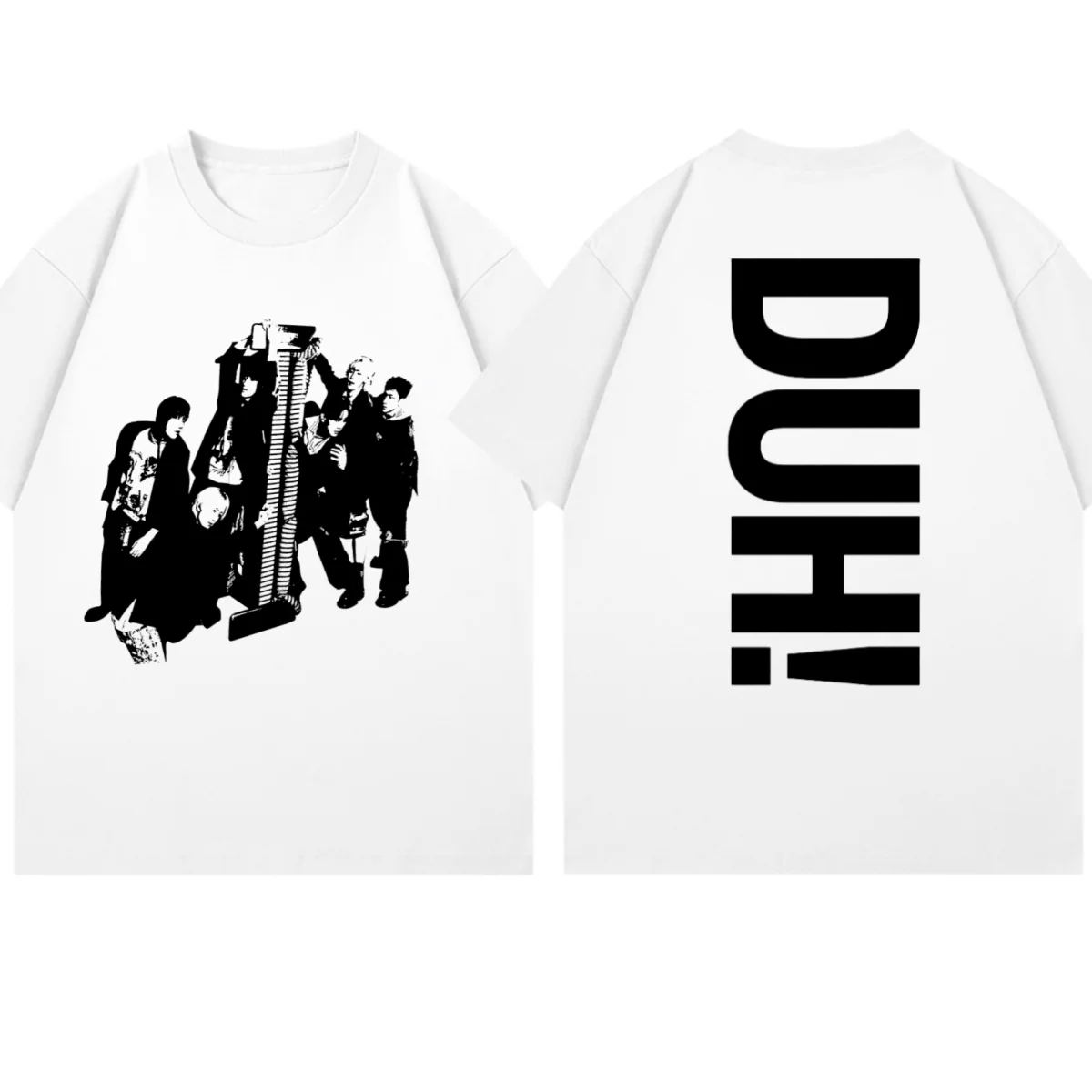 P1Harmony セット Tシャツ トレカ CD DUH! unique P1Harmony 2025 Album DUH Series Print T-shirt Cotton Short Sleeve