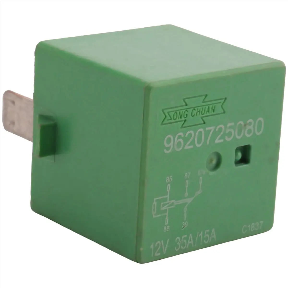 #94D (green)Cooling Radiator Fan Relay Green for Peugeot 206 207 306 307 406 407,Automotive Parts & Accessories
