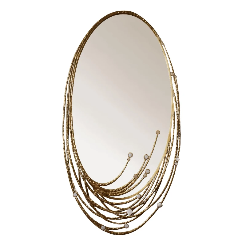 

Mirror simple round mirror bathroom modern vanity mirror vanity bathroom decoration beauty salon bathroom hanging