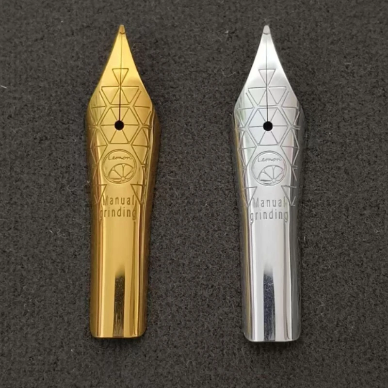 

Lemon Golden No.6 Nib Little Prince Fountain Pen Tip Hand Polishing Long Knife Grinding Pen Nib 0.38EF 0.5F 0.7M Ink Pens Gift