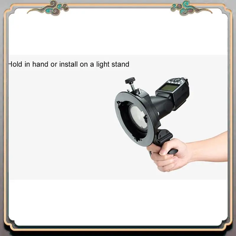 

For Godox S1, Flash Holder Bracket Lamp Handheld Perfect For Godox Flash Light Snoot