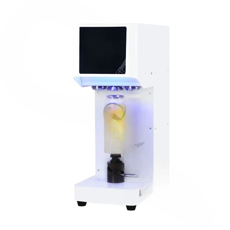 Full Automatic Intelligent Aluminum Can Sealing Machine PET Bottle Can Filler Seamer Beer Can Sealer For Food Beverage 220V 110V