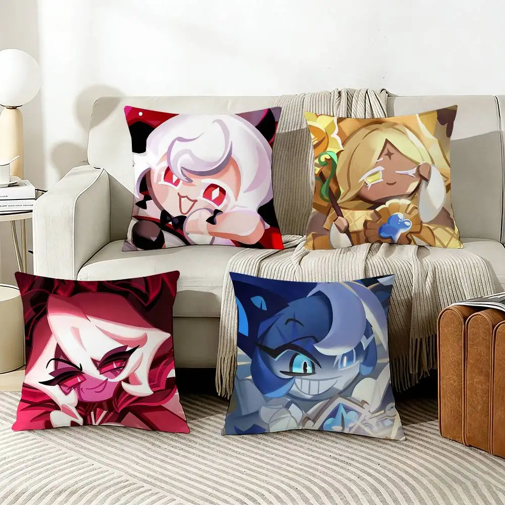 

Cookie Run K-KingdomS Pillow Cover Sofa Cushion Cover Home Room Decoration Children Gift