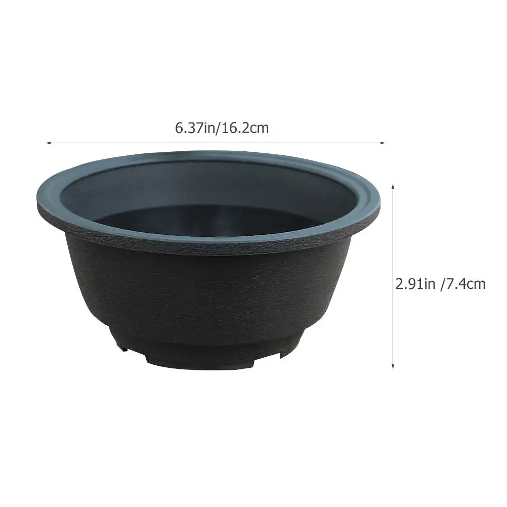 10pcs ABS Round Flower Pots for Indoor Succulents – Desktop, Windowsill, Living Room & Office Planters