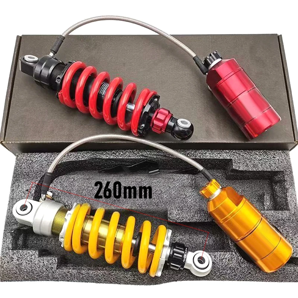 260mm Adjustable Central Nitrogen Shock Absorber Motorcycle Rear Suspension Universal For Honda MSX125 M3 Monkey R25 R3 Z125Pro