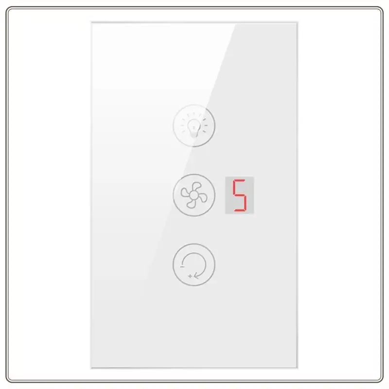 موثوقة-Tuya الذكية واي فاي مروحة ضوء المرجل التبديل القياسية سخان المياه اللمس 3 في 1 مفتاح ذكي ل Alexa Google Home ، B ، Tuya S