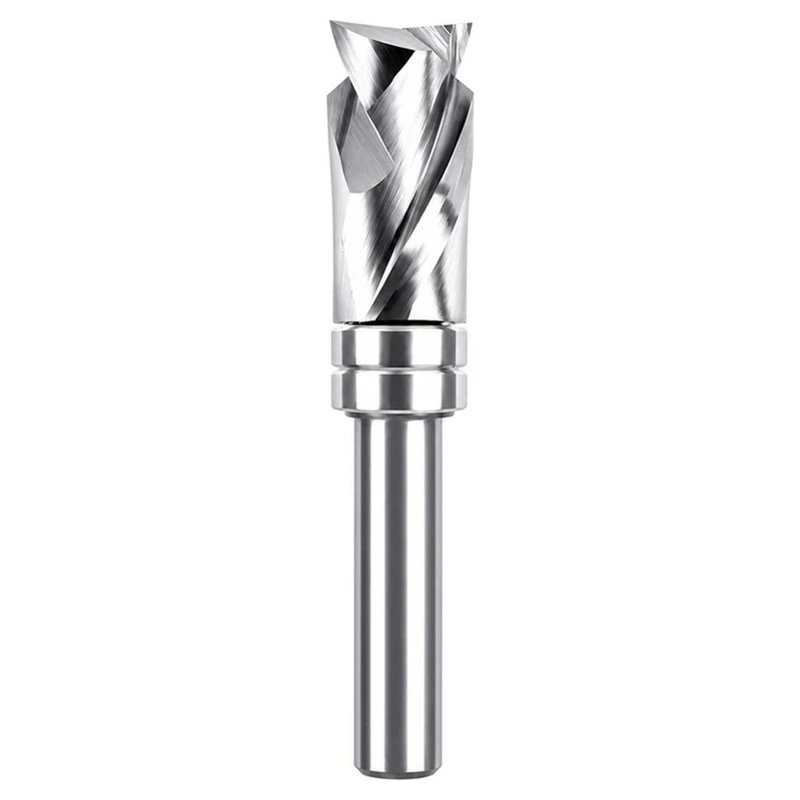 USER FRIENDLY-Spiral Flush Trim Router Bit 8Mm Shank Router Bit Woodworking Template Grooving Engraving Milling Cutter