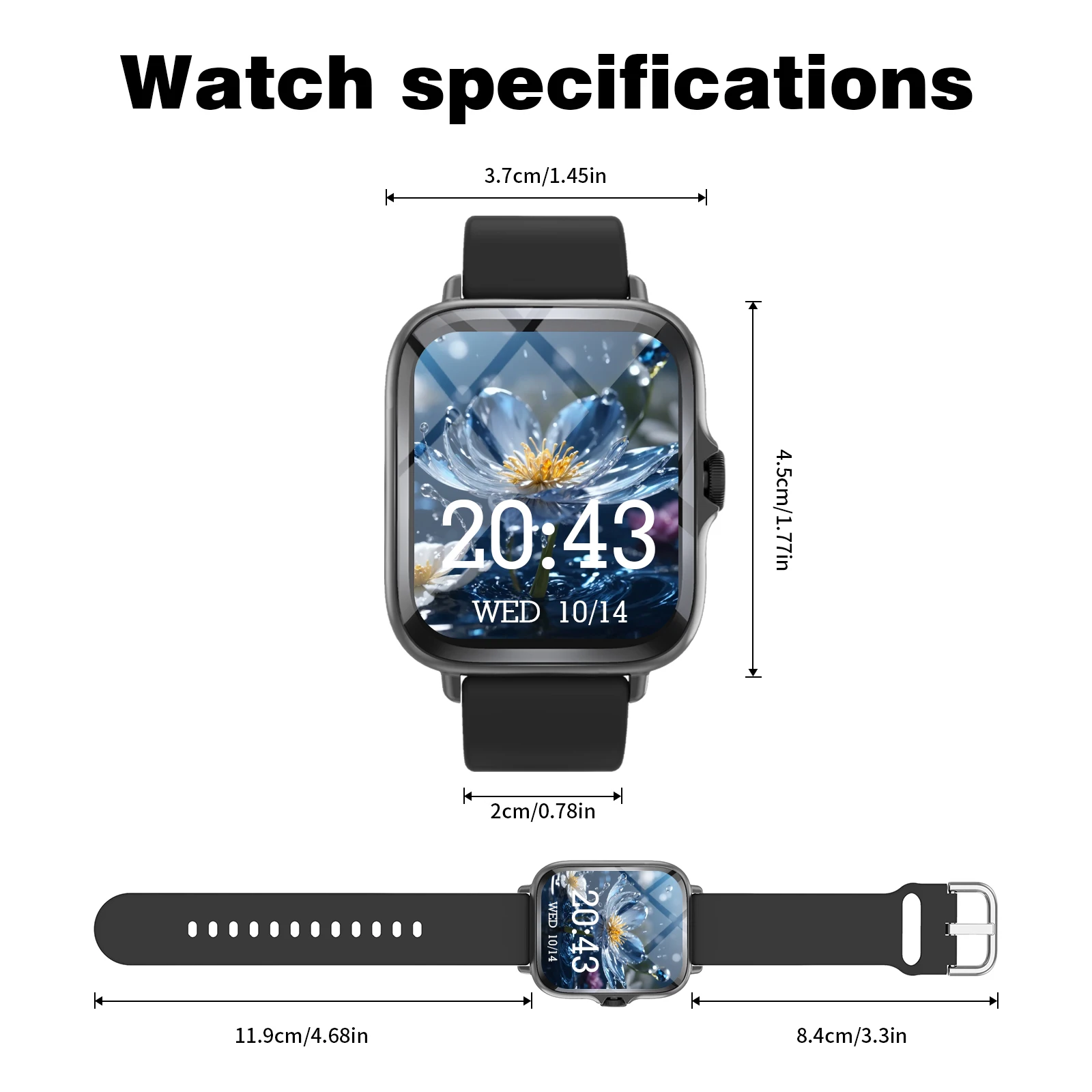 Детские умные часы с HD-беспроводным звонком, музыкальным сидячим напоминанием, фотоальбом с обоями на заказ - идеальный праздничный подарок