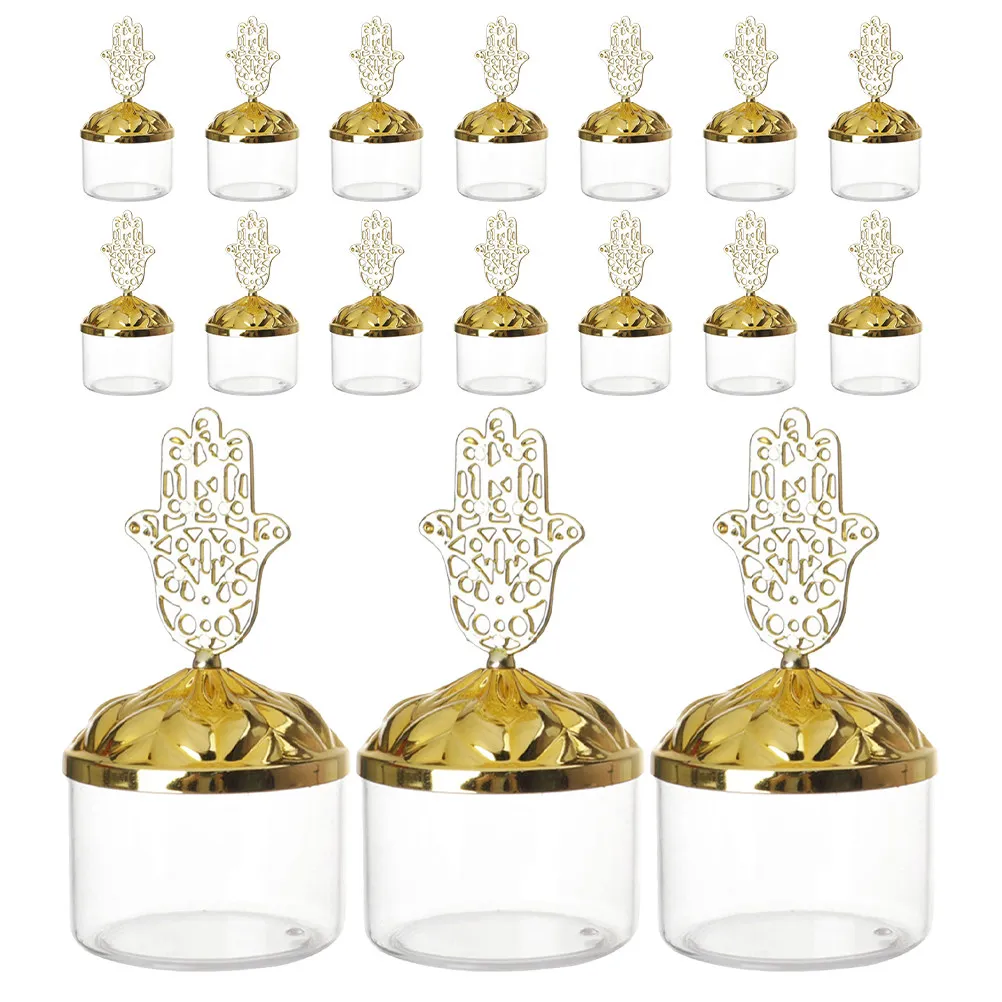 

24Pcs Wedding Candy Boxes Clear Electroplated Favor Boxes with Lids for Parties Showers Chocolate Cookie Treats Storage