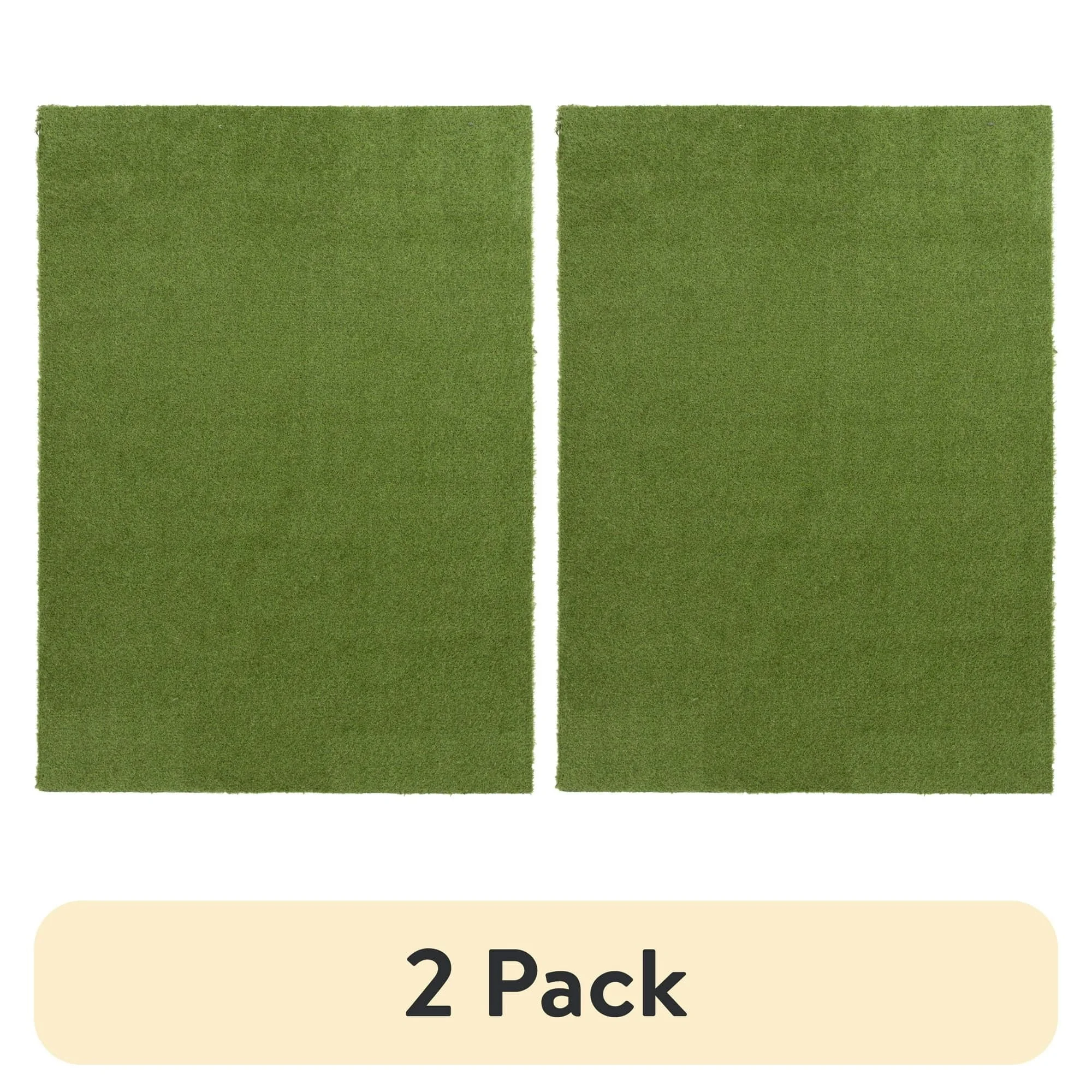

(2 Pack) 5' x 7' Green Faux Grass Outdoor Rug, Artificial Turf Grass Carpet for Outdoor Indoor Use, Patio, Balcony, Backyard, Garden, Deck & Play Area, Waterproof Non-Slip Synthetic Grass Mat, UV Resistant Realistic Lawn Rugs, Durable, Easy Clean, Low Ma