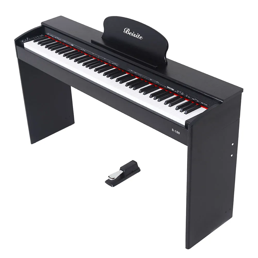 

Hooqu Keyboard Grand 88 Keys White Digital Piano