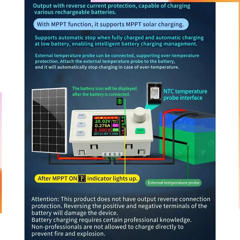 A92Z SK150S Adjustable DC Regulated Power Supply+WIFI Module Constant Voltage Constant Current 8A 150W Step-Down Module