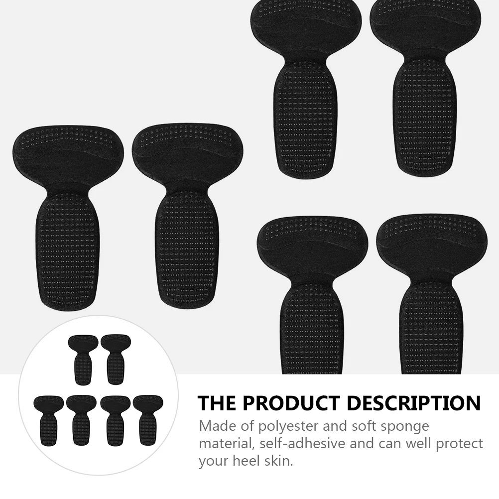 

3 Pairs Heel Anti Wear Feet Sticker Pads Anti Slip Stickers Protective Sponge Pad Breathable Feet Protector Heelpiece