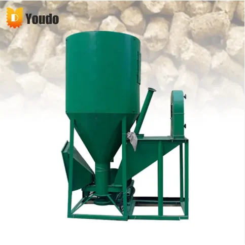 Small Biomass  Grass Rice Husk Straw Fodder Wheat Bran GranulatorPullet Rabbit Shrimp Feed Pellet Making Machine For Home Use