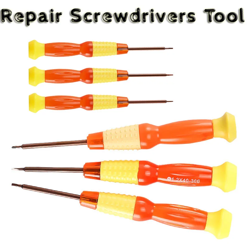 1.2 1.4mm Precision Alloy Screwdriver Flat Cross Phillips Blade Screwdriver Eyeglasses Clock Cell Phone Tablet Watch Repair Tool